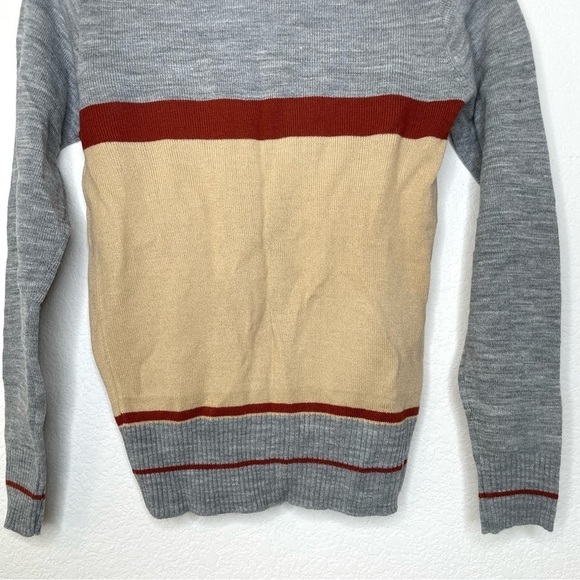 VTG colorblock v neck cardigan sz XS - Picture 6 of 11